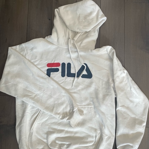 Fila Hoodie White - Picture 1 of 4